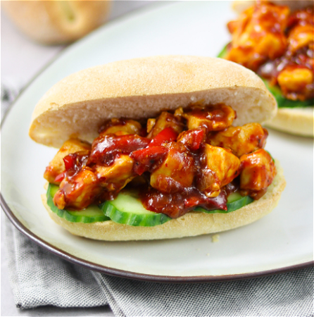broodje kipfilet sate
