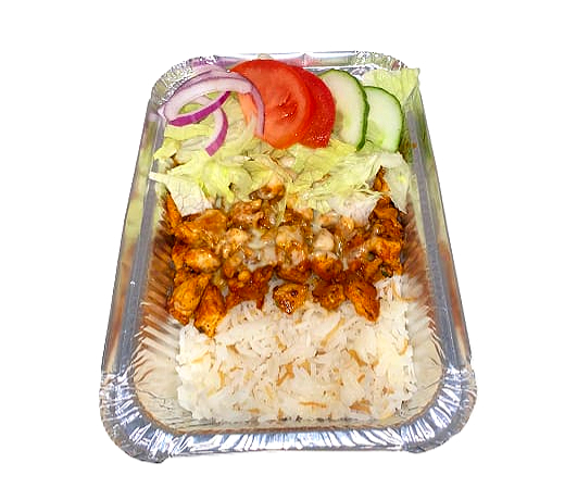 Kapsalon met rijst en kipfilet groot