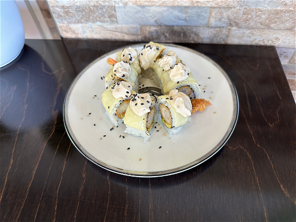 Truffel tempura ebi roll