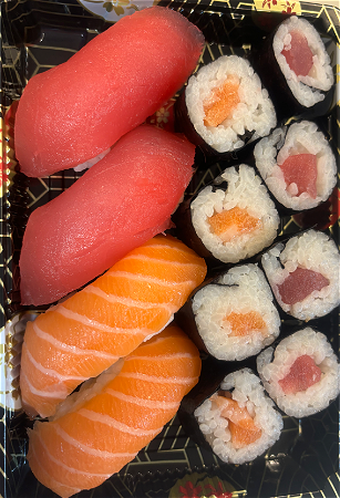 Zalm en tonjin sushi box