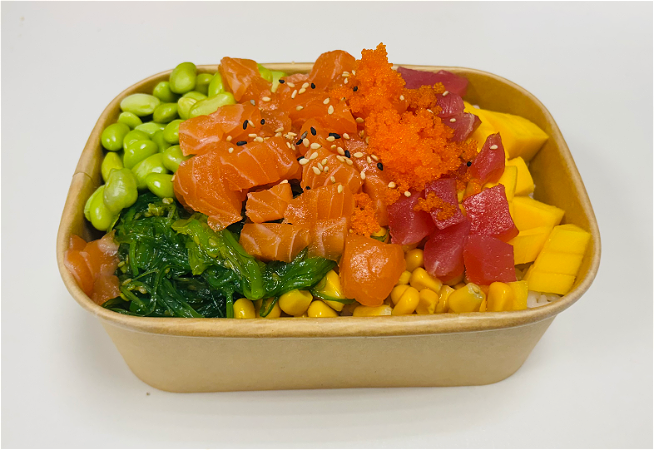 Sake en tonijn  pokebowl