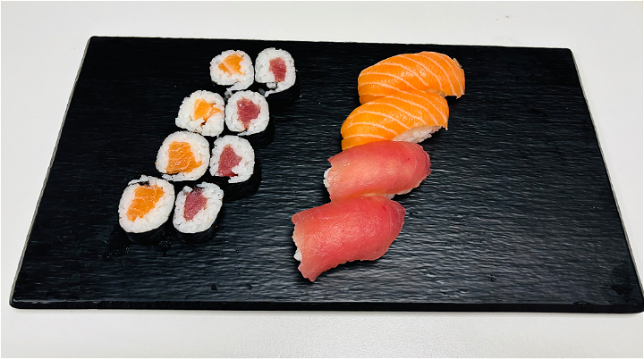 Zalm en tonjin sushi box
