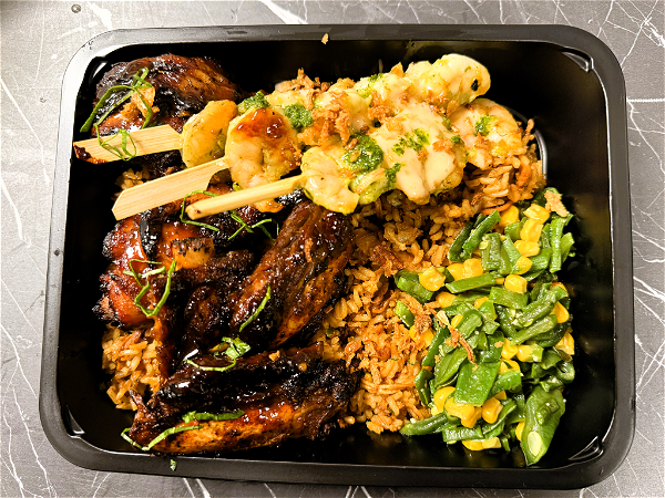 Bruine nasi of bami - BBQ Mix