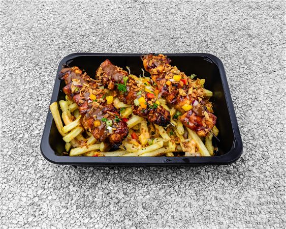 Loaded Fries - BBQ Kippendijen