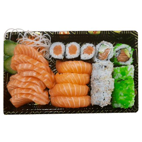Box E zalm sashimi set, 23 stuks