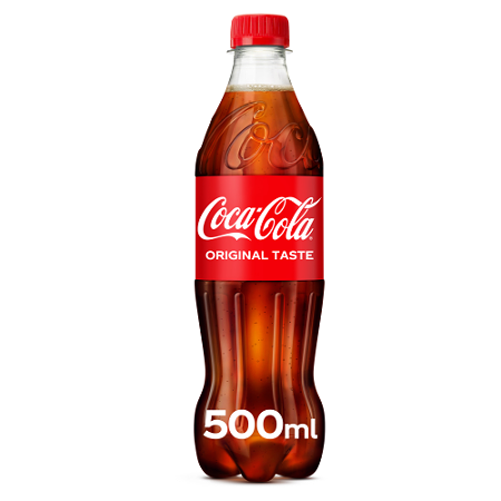 Flesje Coca Cola Regular 0,5L