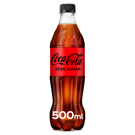 Flesje Coca Cola Zero 0,5L