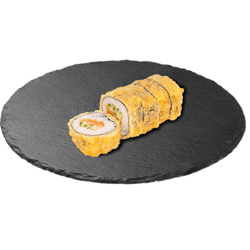 Fried crispy salmon roll