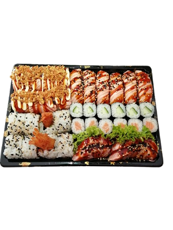 Flamed zalm box