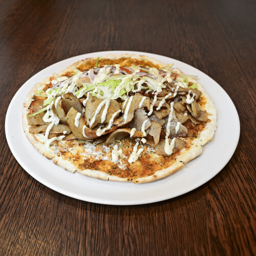 Turkse pizza döner en kaas