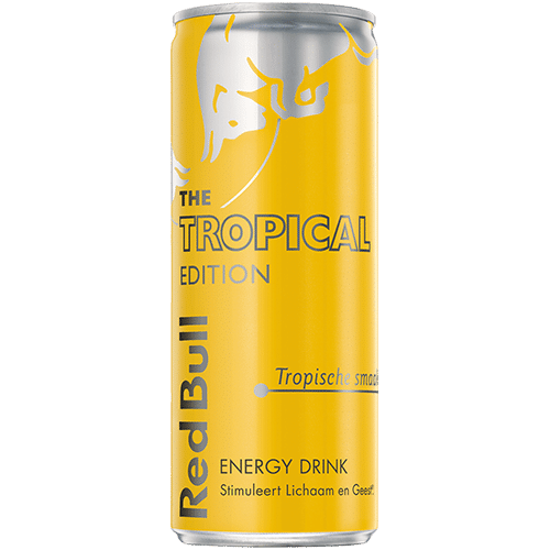 Red bull energy drink tropical 250ml