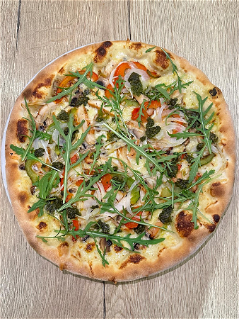 Pizza Pollo Verde Deluxe (exclusief) Nieuw!! 