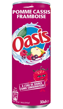 Oasis appel zwartebes framboos