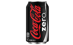 Cola zero blikje