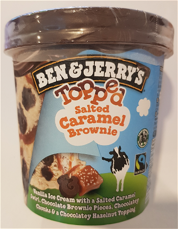 Ben & Jerry's Topped salted caramel brownie 500ml