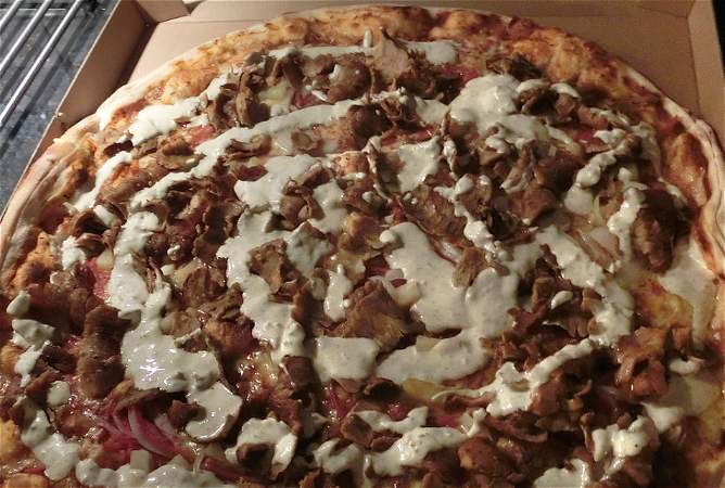 Pizza kalf doner