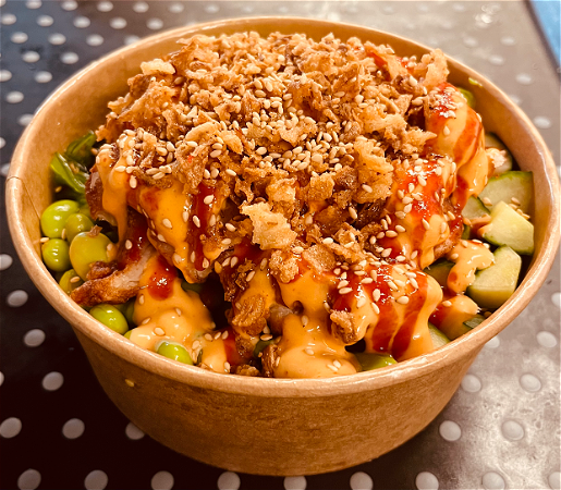 Spicy karaage bowl