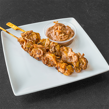 Kippen dij saté
