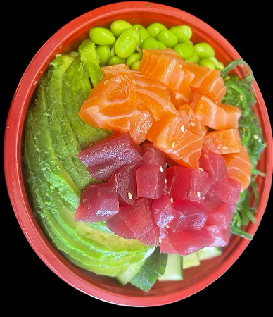 salmon &tuna poke bowl