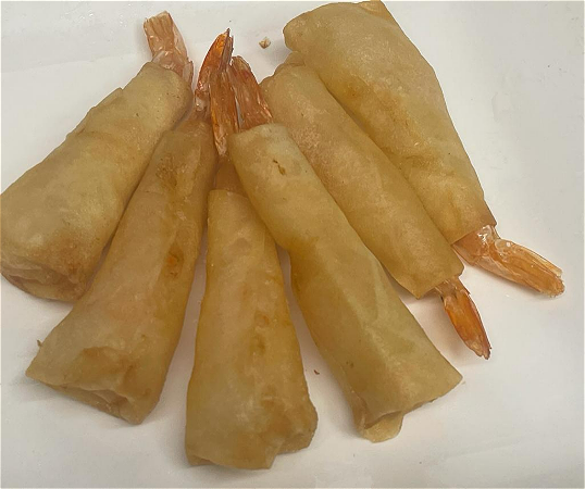 shrimp mini spring rolls  { S  }