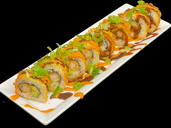 Shrimp fried  sushi roll