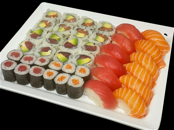 Salmon and tuna menu 