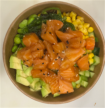 Poke bowl zalm