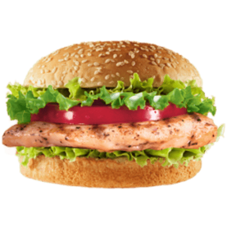 Grill chicken burger