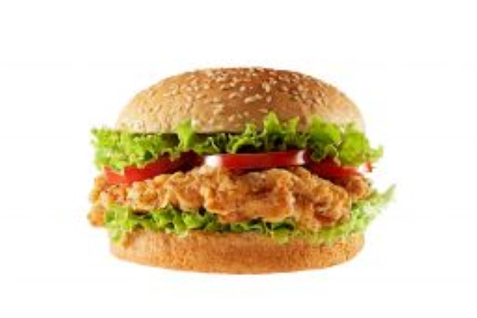 Fried chicken burger