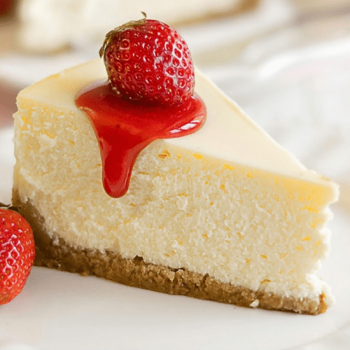 Classic Philly style cheesecake