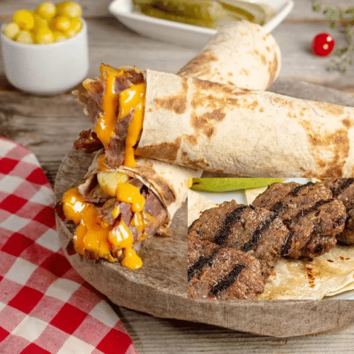 Durum kofte met cheddar