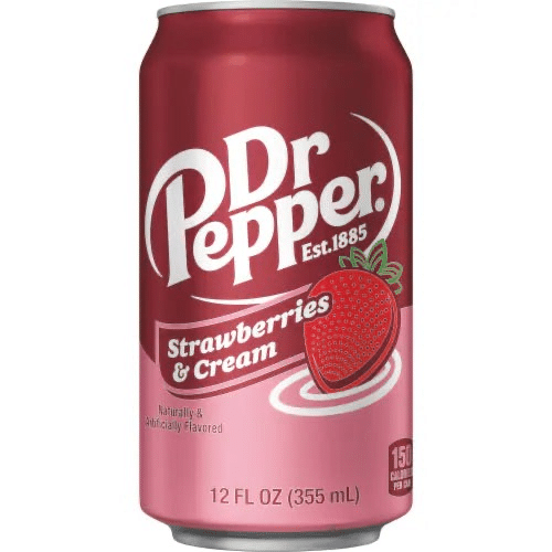 Dr. Pepper strawberry cream
