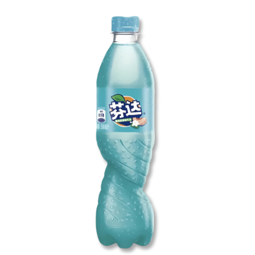 Fanta China blue peach
