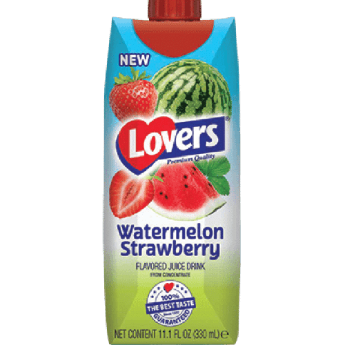 Lovers strawberry watermelon
