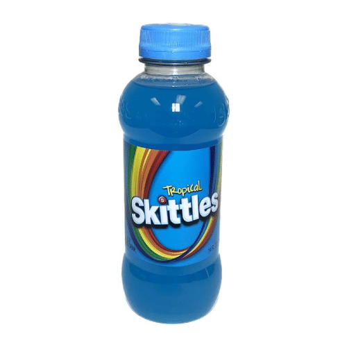 Skittles drink blue tropical