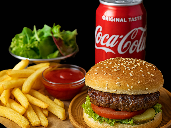 Homemade Hamburger BBQ Menu (klein 120 gram)