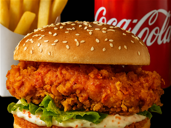 Crunchy Filet Burger Hot & Spicy Menu