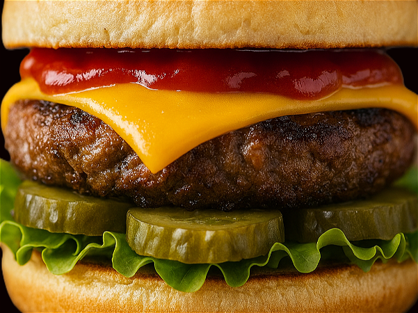 Homemade Cheeseburger-klein (120 gram)