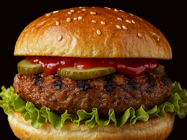 Homemade Hamburger BBQ-groot (180 gram)