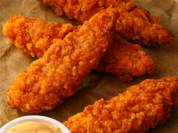 Chicken strips hot & spicy (4 stuks)