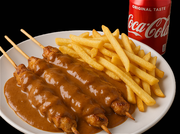 Kipsaté Menu (4 stuks)