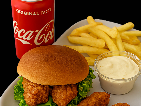 Crispy Chicken Burger Menu