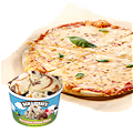 Pizza salami met Ben & Jerry's 100ml