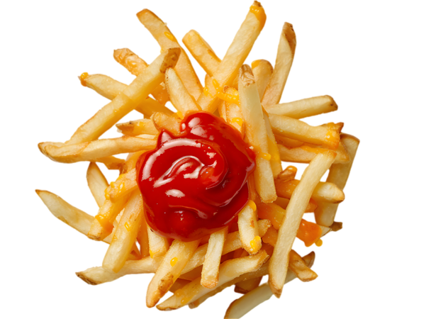 Patat ketchup
