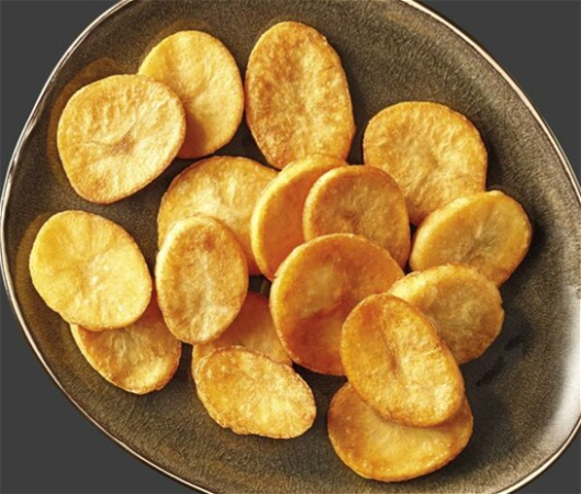Portie aardappelschijfjes