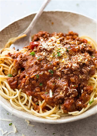 Pasta bolognese