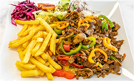 Shoarma galta schotel