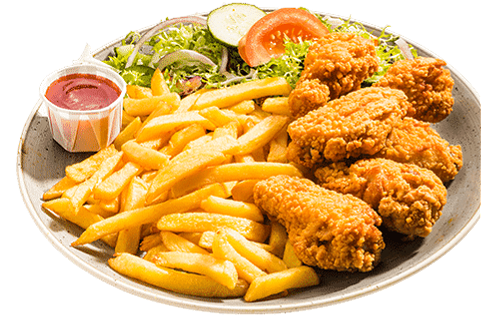 Hot wings schotel