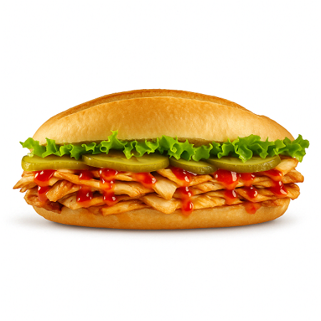 Broodje kip döner sweet chili kiss