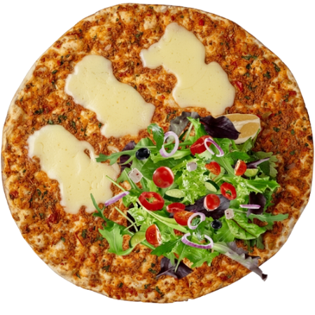 Turkse pizza met kaas